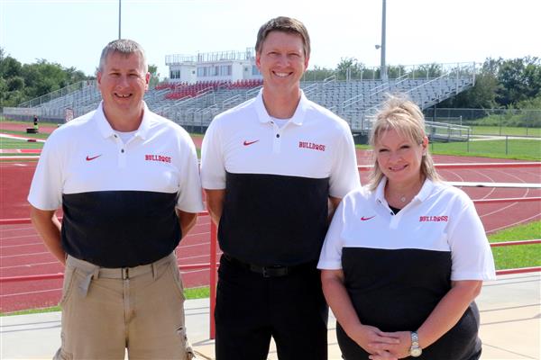Athletic Training Staff: Bill King, Dr. Russ Kennedy, and Kristin Gubera